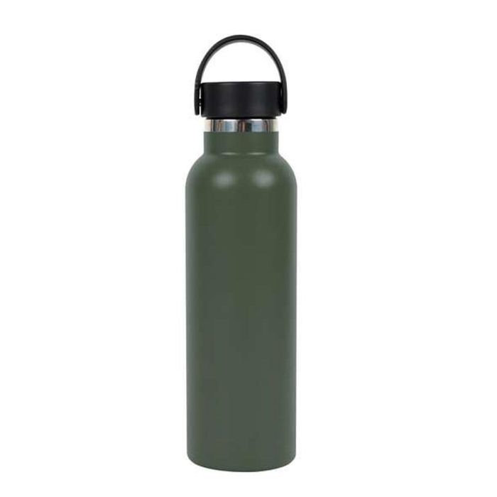 Botella de Agua Safta Verde camo Silicona Acero Inoxidable