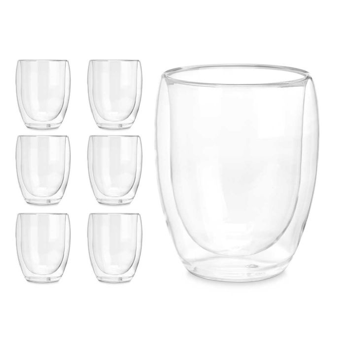 Vaso de Vidrio Borosilicato Vivalto 325 ml - 8x11x8 cm (24 Unidades) 1 Vaso de Vidrio Borosilicato Vivalto 325 ml - 8x11x8 cm (24 Unidades) 1