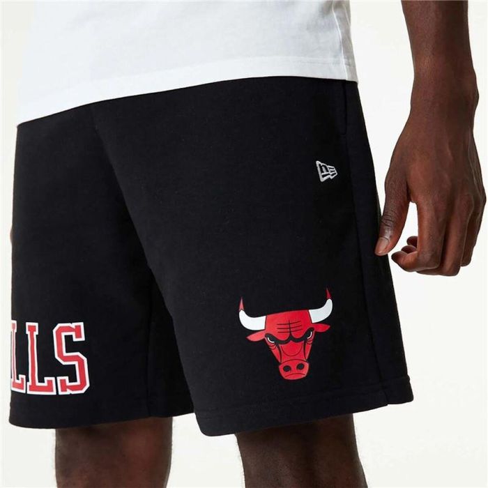 Pantalón Corto Deportivo New Era NBA Chicago Bulls Negro L 1