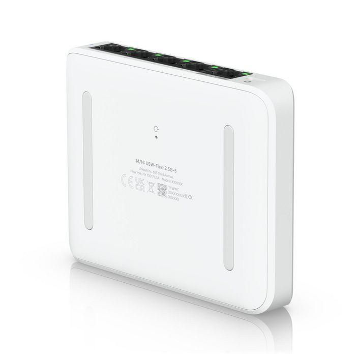 Ubiquiti 5x 1/2.5 GbE RJ45, 25 Gbps, 18.6 Mpps, 12.5 Gbps throughput, DC 5V/1A/5W, PoE 44-57V/6.4W, -20 - 45°C, 10 - 90% humidity, 117.1 x 90 x 21.2 mm, 206 g 8 Ubiquiti 5x 1/2.5 GbE RJ45, 25 Gbps, 18.6 Mpps, 12.5 Gbps throughput, DC 5V/1A/5W, PoE 44-57V/6.4W, -20 - 45°C, 10 - 90% humidity, 117.1 x 90 x 21.2 mm, 206 g 8