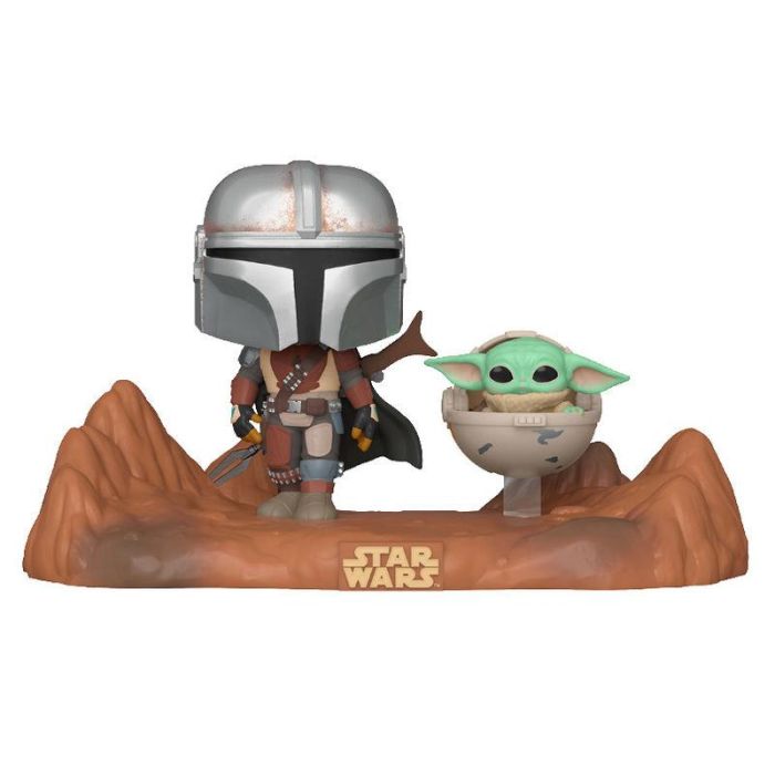 Funko Pop Star Wars The Mandalorian con Baby Yoda - Figura de Vinilo 2 Funko Pop Star Wars The Mandalorian con Baby Yoda - Figura de Vinilo 2