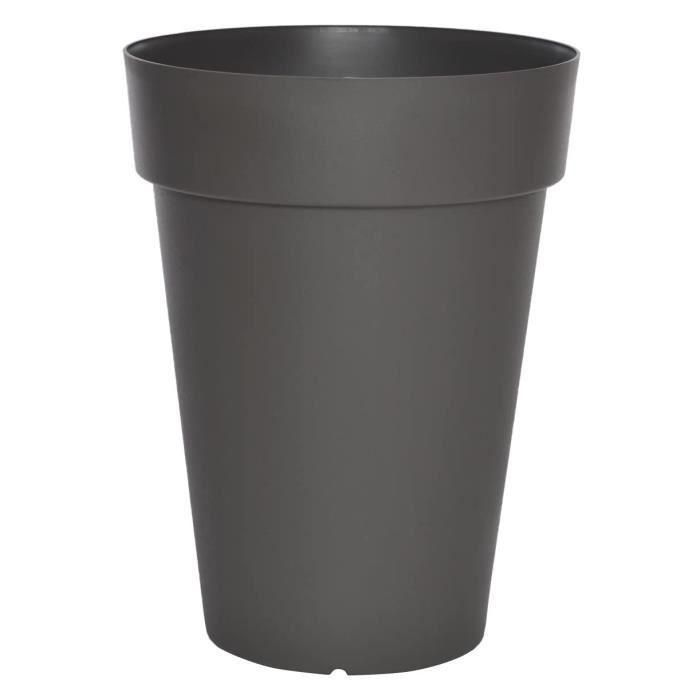 Maceta RIVIERA Soleilla - Redonda - Ø 50 x 66 cm - Gris brillo 1 Maceta RIVIERA Soleilla - Redonda - Ø 50 x 66 cm - Gris brillo 1