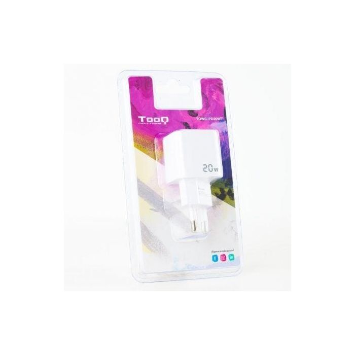TOOQ CARGADOR DE PARED USB-C PD 20W 4 TOOQ CARGADOR DE PARED USB-C PD 20W 4