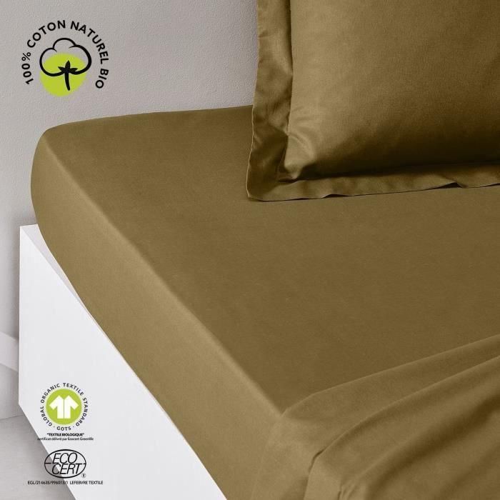 Today TOD3574643510051 Sábana bajera de Algodón Orgánico Color Bronce para colchón 180x200x30cm Today TOD3574643510051 Sábana bajera de Algodón Orgánico Color Bronce para colchón 180x200x30cm