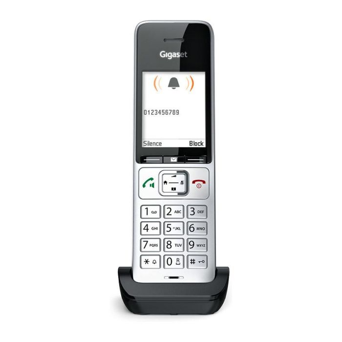 Gigaset COMFORT 500HX Teléfono DECT/analógico Terminal con conexión por cable Altavoz Negro Plata 11
