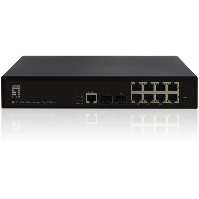 Switch 8x GE GEL-1061 2xGSFP 19" 0 Switch 8x GE GEL-1061 2xGSFP 19" 0