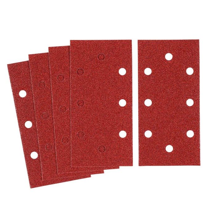 Stanley Hojas de Lija Autoadherentes Perforadas de Ajuste Rápido 93x190 mm, 5 unidades Stanley Hojas de Lija Autoadherentes Perforadas de Ajuste Rápido 93x190 mm, 5 unidades