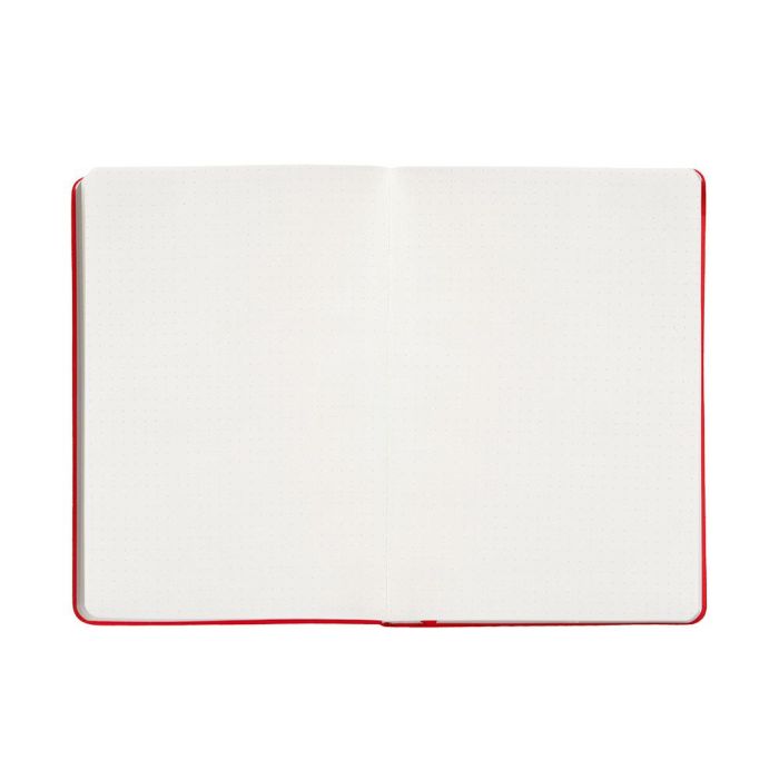 Cuaderno Con Gomilla Antartik Notes Tapa Dura A4 Hojas Puntos Rojo 100 Hojas 80 gr Fsc 7