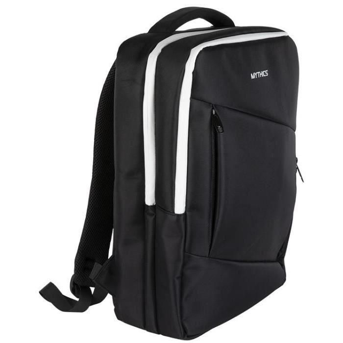 Konix Mochila de transporte Mythics Titan para Consola PS5 y accesorios, Volumen 16 L, Blanco y negro 4