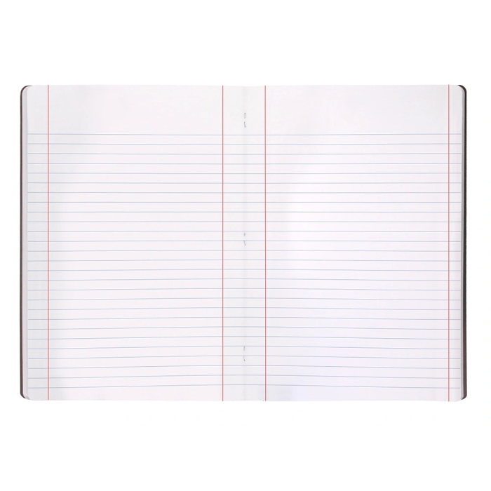 Liderpapel Libreta A5 48 Hojas 90gr Rayado Horizontal Tapa Plástico Negra 4