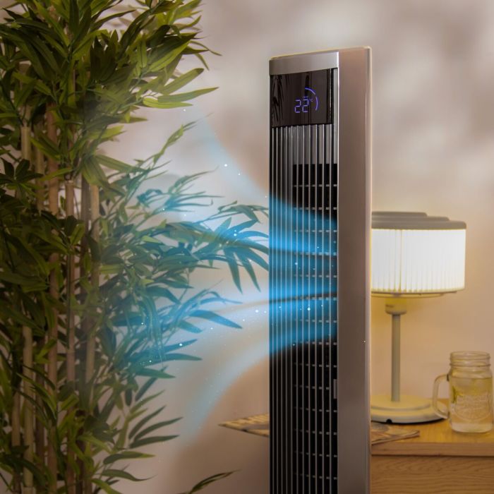 Cecotec Ventilador Torre EnergySilence 470 Max Skyline Ionic 45 W 3 velocidades LED 9 Cecotec Ventilador Torre EnergySilence 470 Max Skyline Ionic 45 W 3 velocidades LED 9