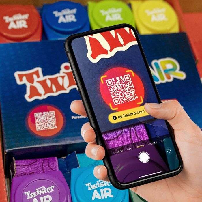 Twister Air, juego Twister con aplicación AR, se conecta a smartphones y tablets, juegos activos en grupo, 8 años 3