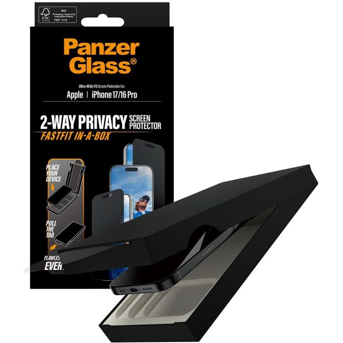 PanzerGlass Protector de Pantalla Privacidad Anti-espía W. Bla 5 PanzerGlass Protector de Pantalla Privacidad Anti-espía W. Bla 5