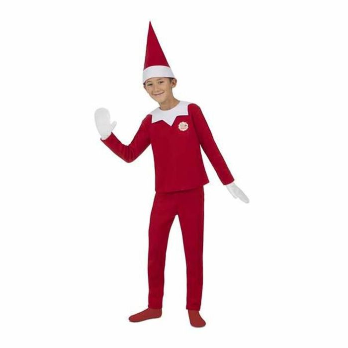 My Other Me Disfraz Elfo Gorro Camiseta Manoplas Pantalón 7-9 Años 3