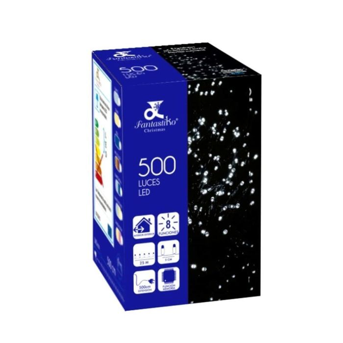 Guirnalda de Luces LED 6 W Azul Blanco 25 m 24 X 14,5 X 12 CM 1