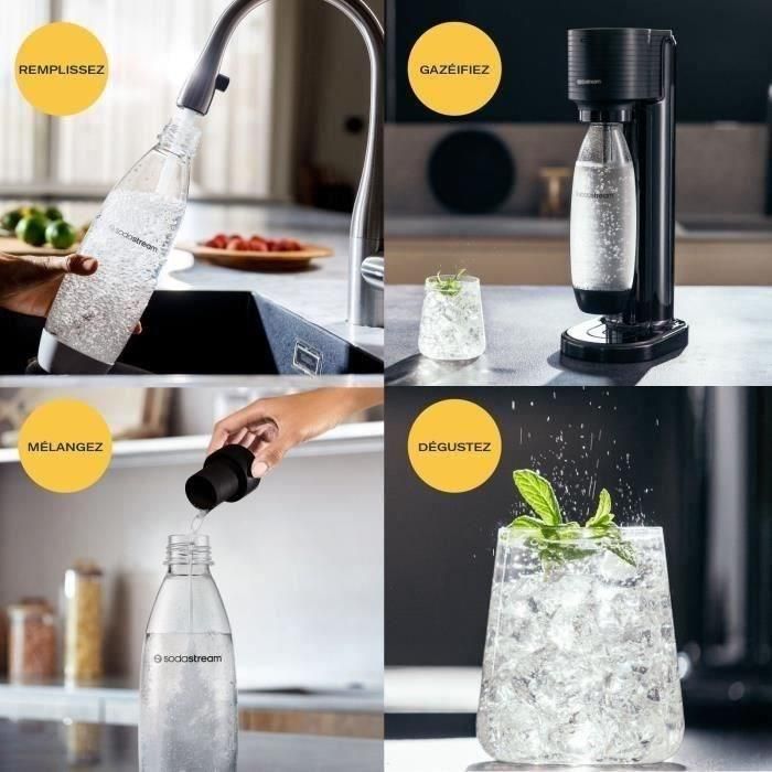 Sodastream SOD7290116742366 Máquina de Soda Gaia Negra 4