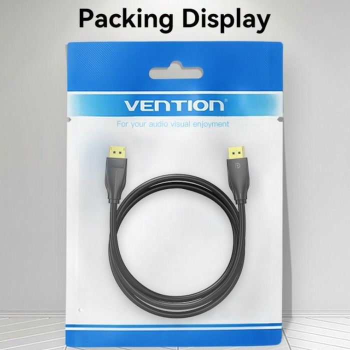 Cable DisplayPort Vention HCDBG Negro 1,5 m 1
