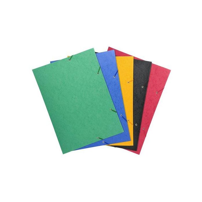 Carpeta De Gomas Y Solapas Exacompta Carton A3 Surtido (5 Col.) (Set de 10) Carpeta De Gomas Y Solapas Exacompta Carton A3 Surtido (5 Col.) (Set de 10)