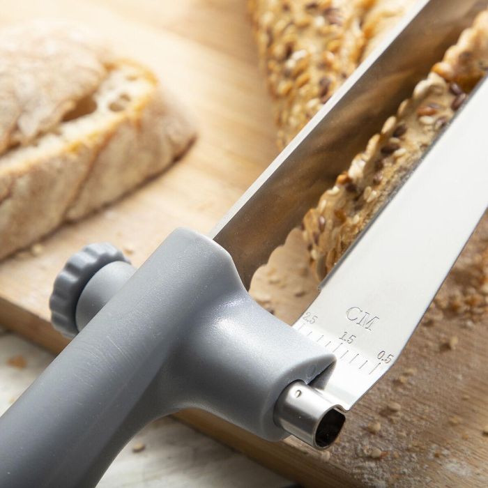 Cuchillo de Pan con Guía de Corte Regulable Kutway InnovaGoods 11 Cuchillo de Pan con Guía de Corte Regulable Kutway InnovaGoods 11