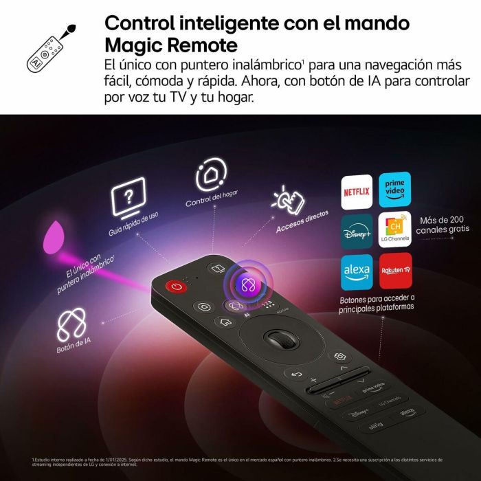 Smart TV LG OLED65G54LW.AEU 4K Ultra HD 65" HDR OLED 7 Smart TV LG OLED65G54LW.AEU 4K Ultra HD 65" HDR OLED 7