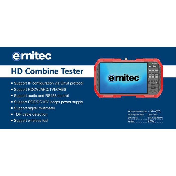 Ernitec Monitor tester multiformato WiFi con pantalla táctil 7" HDCVI/AHD/TVI/CVBS 12V salida alimentación 12V 2A 1 Ernitec Monitor tester multiformato WiFi con pantalla táctil 7" HDCVI/AHD/TVI/CVBS 12V salida alimentación 12V 2A 1