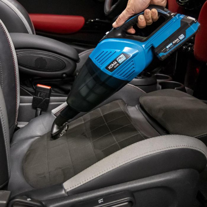 Koma Tools 20v-as Aspirador de Mano Inalámbrico 20V Pro Series, Sin Batería/Cargador, Depósito 500ml, 3.8 KPA, Ergonómico 9