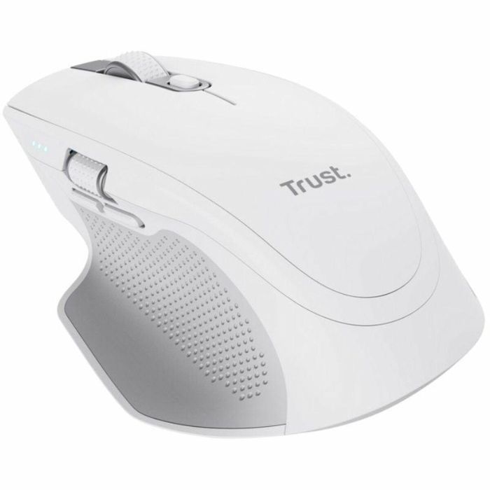 Trust 24935 Ratón Ozaa+ Inalámbrico Bluetooth Multidispositivo Recargable 3200 DPI Silencioso Doble Rueda Blanco 4