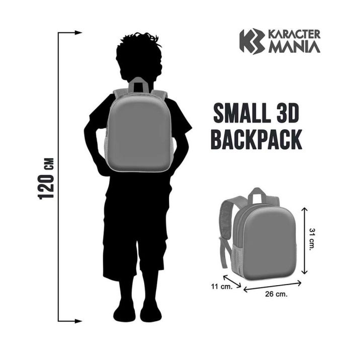 Mochila 3D pequeña lilo y stitch skater. 8,5 l. karactermania 4 Mochila 3D pequeña lilo y stitch skater. 8,5 l. karactermania 4