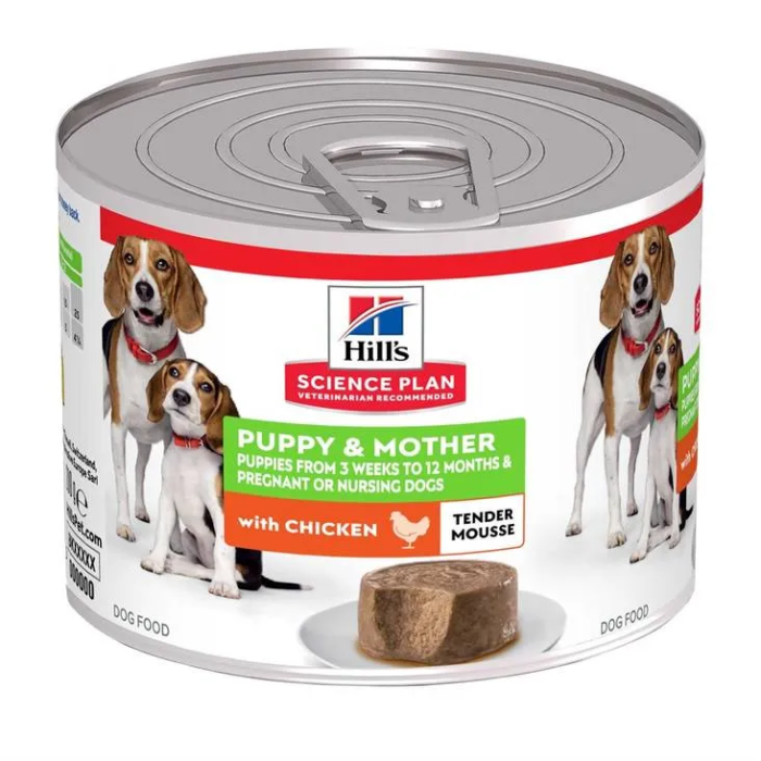 Hill'S Hsp Canine Puppy & Mother Tender Mousse 12x200 gr