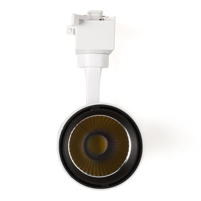 Lumiastra LUM-ATH070015-W-W Foco de Carril LED COB 15W 1200Lm CRI85 4200K Monofásico Blanco IP25 Aluminio 40.000h para Tiendas y Comercios 1