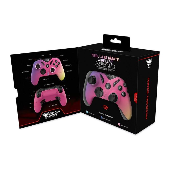 Dragonshock Nebula Ultimate Multicolor Bluetooth Gamepad Nintendo Switch 8