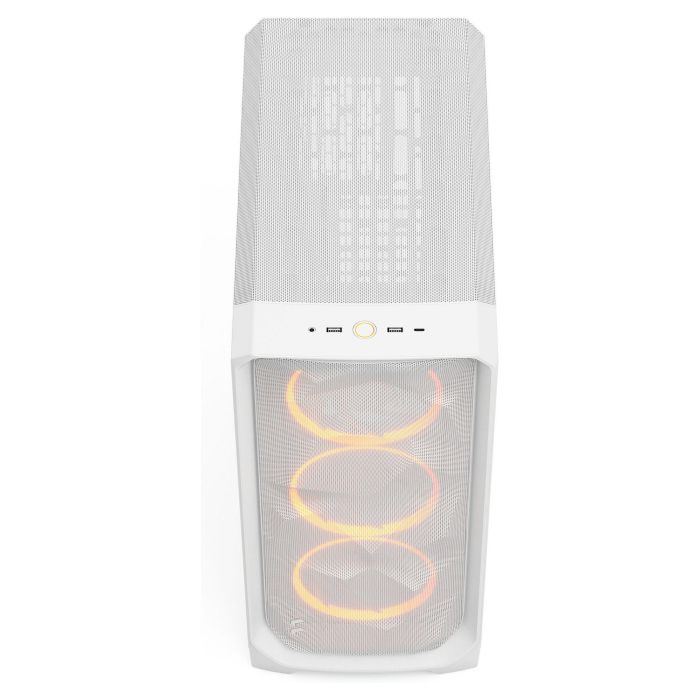 Fractal Design Meshify 3 White RGB TG Light Tint Caja de PC con Panel de Vidrio Templado e Iluminación RGB Fractal Design Meshify 3 White RGB TG Light Tint Caja de PC con Panel de Vidrio Templado e Iluminación RGB