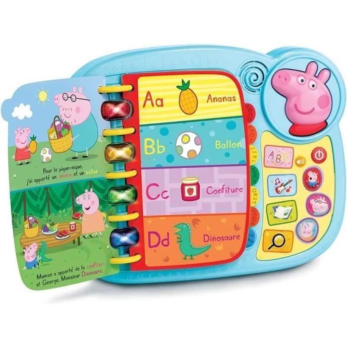 Vtech Peppa Pig Mi Libro-Juego Educativo para Niños 1.5-5 Años con 14 Páginas de Historias y Actividades 2 Vtech Peppa Pig Mi Libro-Juego Educativo para Niños 1.5-5 Años con 14 Páginas de Historias y Actividades 2