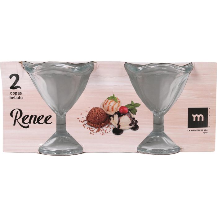 Set 2 Copas Helado Renee Md - La Mediterranea (6 Cajas) 1 Set 2 Copas Helado Renee Md - La Mediterranea (6 Cajas) 1