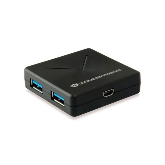 Hub Usb 3.0 Conceptronic Hubbies02B 4 Hub Usb 3.0 Conceptronic Hubbies02B 4