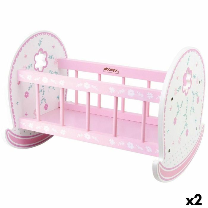 Cuna para Muñecas Woomax 2 Unidades 47 x 35 x 35 cm 0 Cuna para Muñecas Woomax 2 Unidades 47 x 35 x 35 cm 0