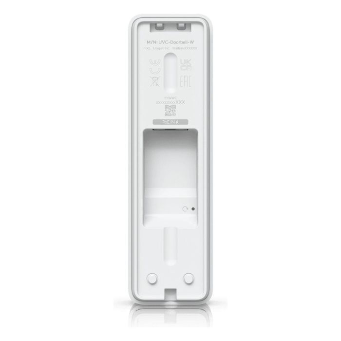 Ubiquiti UVC-Doorbell-Lite-W Timbre Vídeo 5 MP Blanco - Cámara de Seguridad Alámbrica con Visión Nocturna, PoE, Resolución 2560x1920, IPX5 4