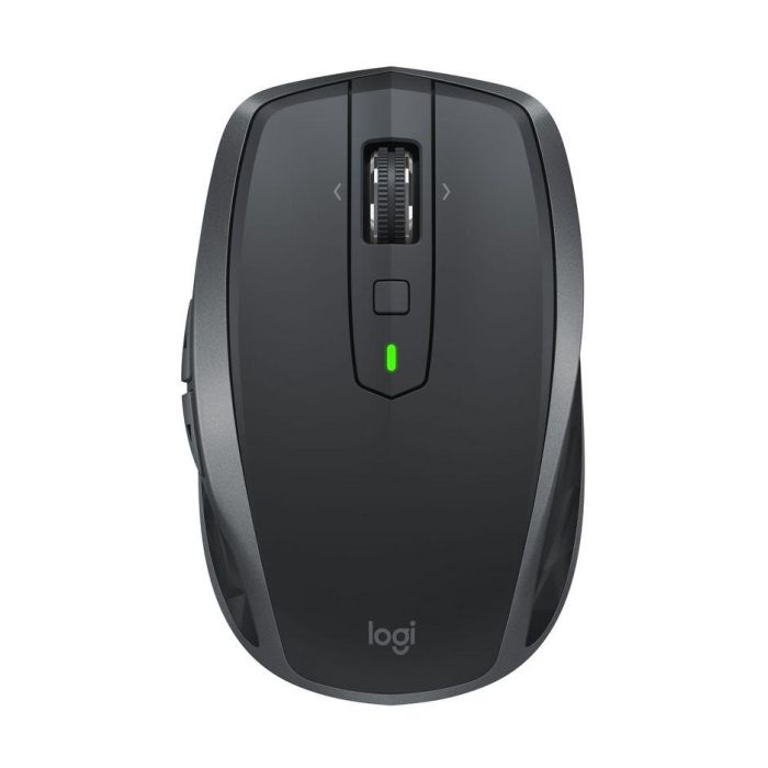 Logitech MX Anywhere 2S Ratón Inalámbrico Bluetooth Multi-Ordenador Flow 4000 DPI Darkfield Recargable 70 Días Desplazamiento Ultrarrápido