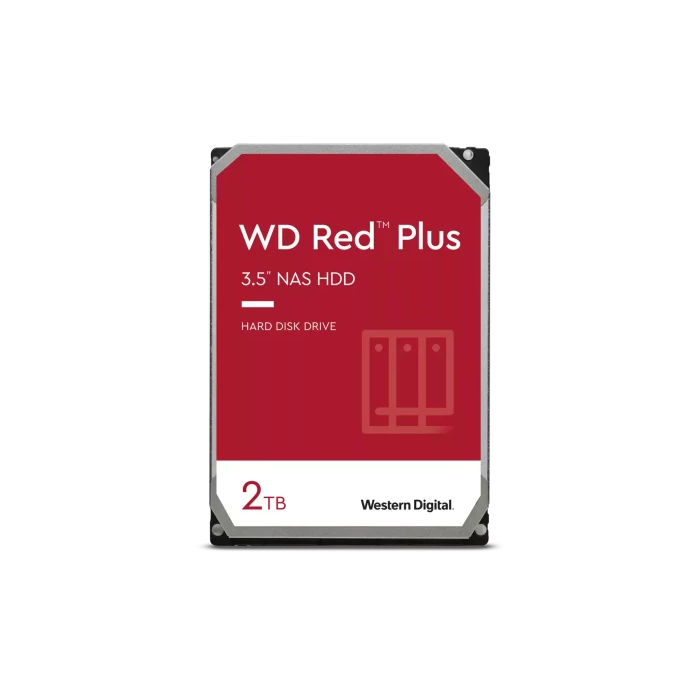 Western Digital Red Plus WD20EFPX disco duro interno 2 TB 5400 RPM 64 MB 3.5" SATA Western Digital Red Plus WD20EFPX disco duro interno 2 TB 5400 RPM 64 MB 3.5" SATA