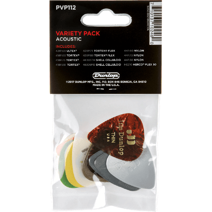 Dunlop Pack Variety Acoustic / Pack De 12 Unidades 2