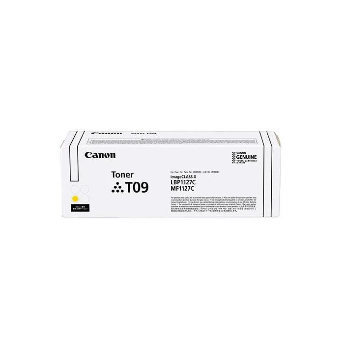 Canon Toner T09 Y Toner Cartridge 1 Pc(S) Original Yellow Canon Toner T09 Y Toner Cartridge 1 Pc(S) Original Yellow