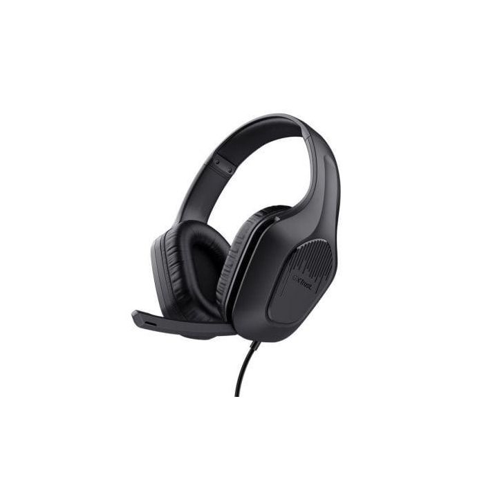 Trust Auriculares Gaming Gxt 475 Zirox Headset C- Microfono Diadema Ajustable Jack 3.5.Mm Negro Trust Auriculares Gaming Gxt 475 Zirox Headset C- Microfono Diadema Ajustable Jack 3.5.Mm Negro