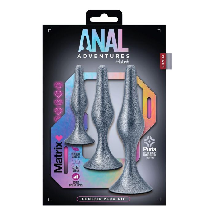 Plug Anal Blush Adventures Gris 2 Plug Anal Blush Adventures Gris 2