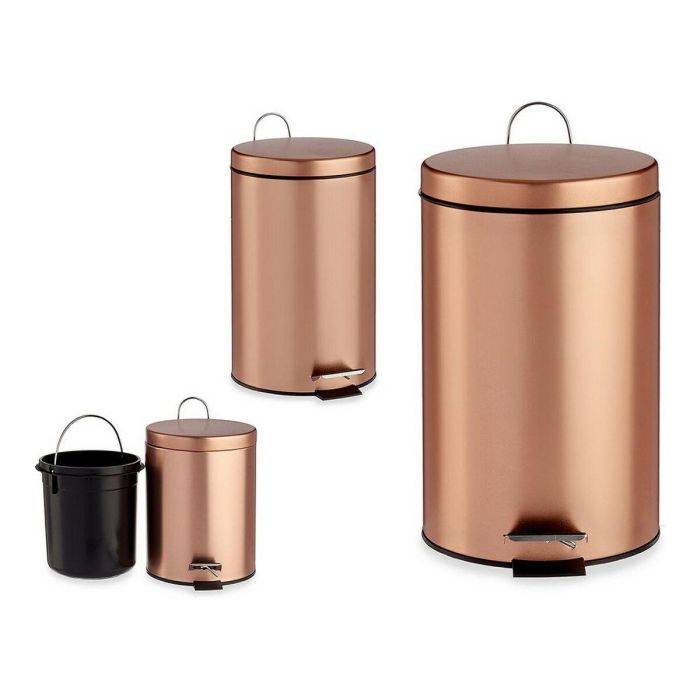 Papelera con Pedal Berilo B0988A 12L B0988A 12L Cobre 12 L 1 Papelera con Pedal Berilo B0988A 12L B0988A 12L Cobre 12 L 1
