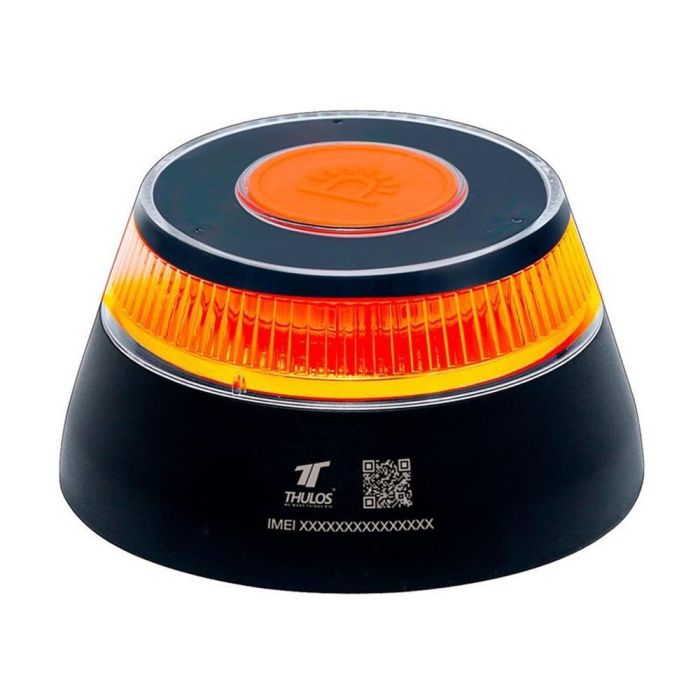 Thulos TH-V16 Baliza Luz de Emergencia Homologada DGT Geolocalizada IoT IP54 Base Magnética 360º Visibilidad 1km