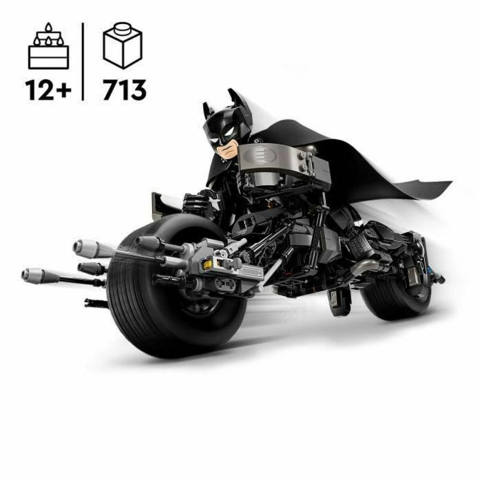 Lego Batman 76273 Minifigura de Batman y motocicleta Bat-Pod para construir 5 Lego Batman 76273 Minifigura de Batman y motocicleta Bat-Pod para construir 5
