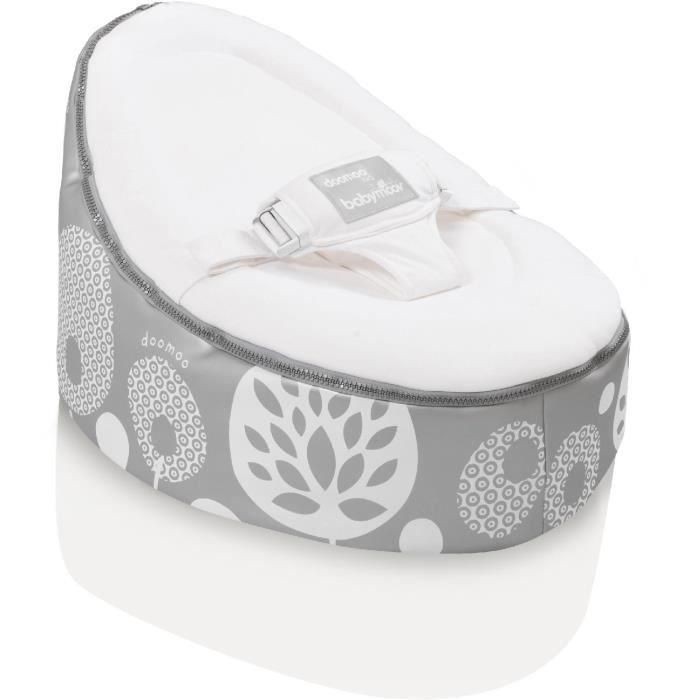 Babymoov Doomoo Nid - Baby Transat - Evolutif y multifunción Pouf del nacimiento - Flor de plata Babymoov Doomoo Nid - Baby Transat - Evolutif y multifunción Pouf del nacimiento - Flor de plata