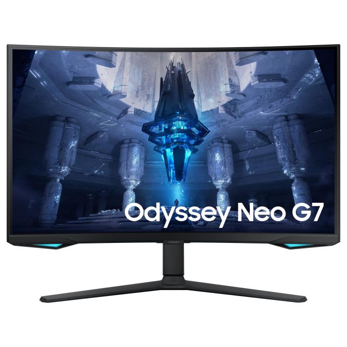 Samsung LS32BG750NPX Monitor Gaming 32" 4K UHD 165Hz 1ms Mini-LED Quantum HDR 2000 Curvo 1000R G-Sync Compatible FreeSync Premium Pro Negro 1