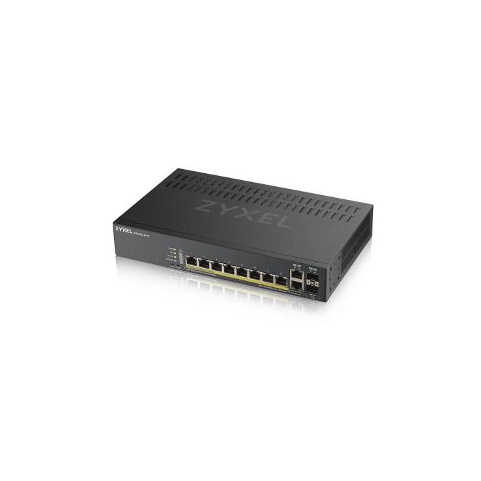 Zyxel GS1920-8HPV2 Switch Gestionado Gigabit Ethernet PoE 8 Puertos Negro