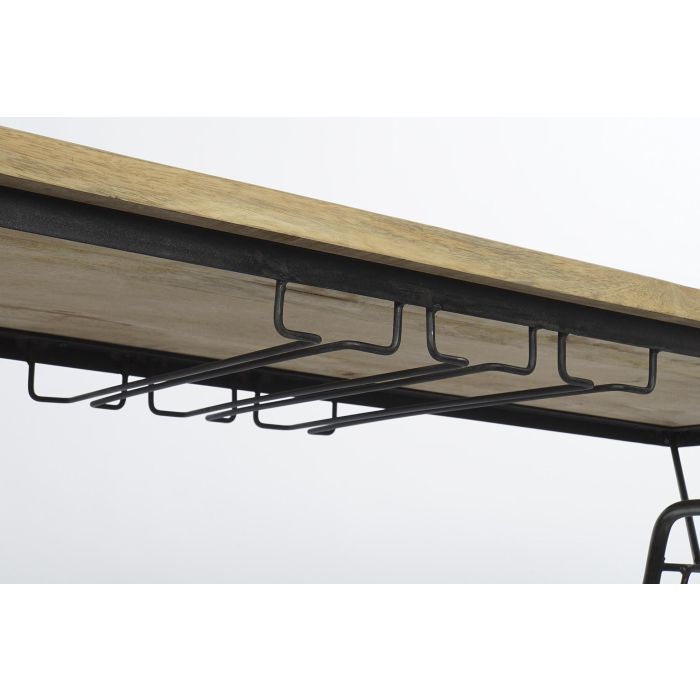 DKD Home Decor Botellero metal Loft Negro Natural 155 x 96.5 x 56.5 cm 6